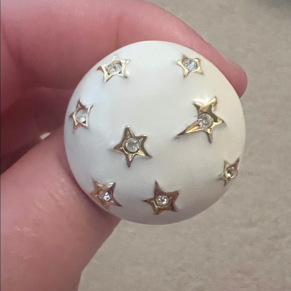 NWOT Kenneth Jay Lane Crystal Star Ring